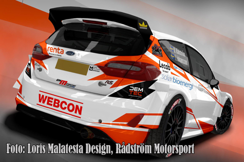 © Loris Malatesta Design, Rådström Motorsport.
